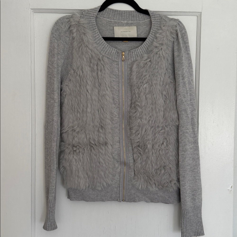 Leifsdottir Gray Knit Sweater